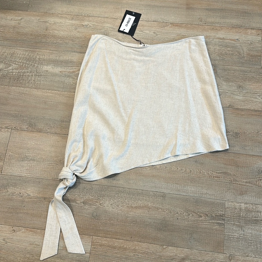 4TH & RECKLESS Amaka Tie Mini Skirt